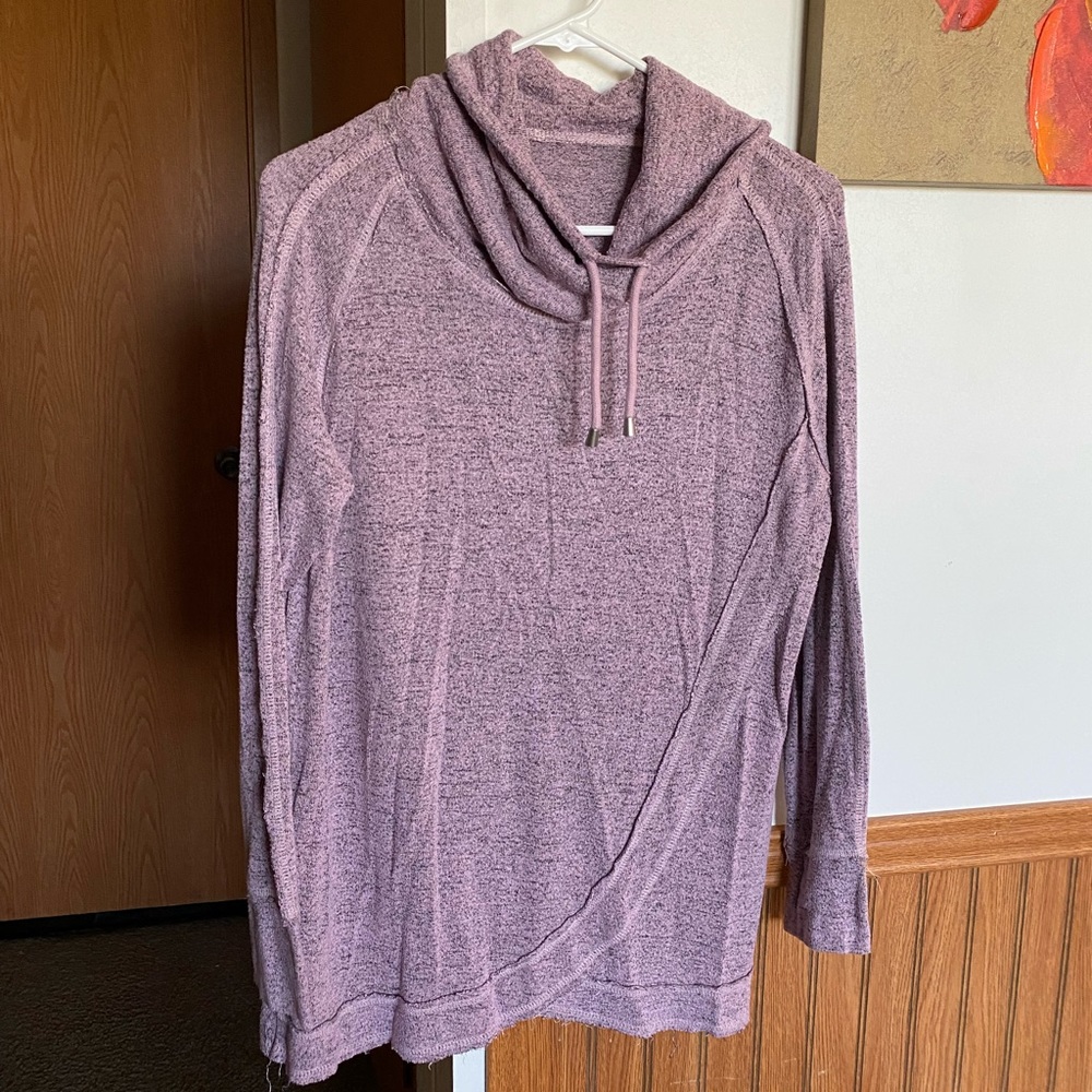 Heather pink sweater